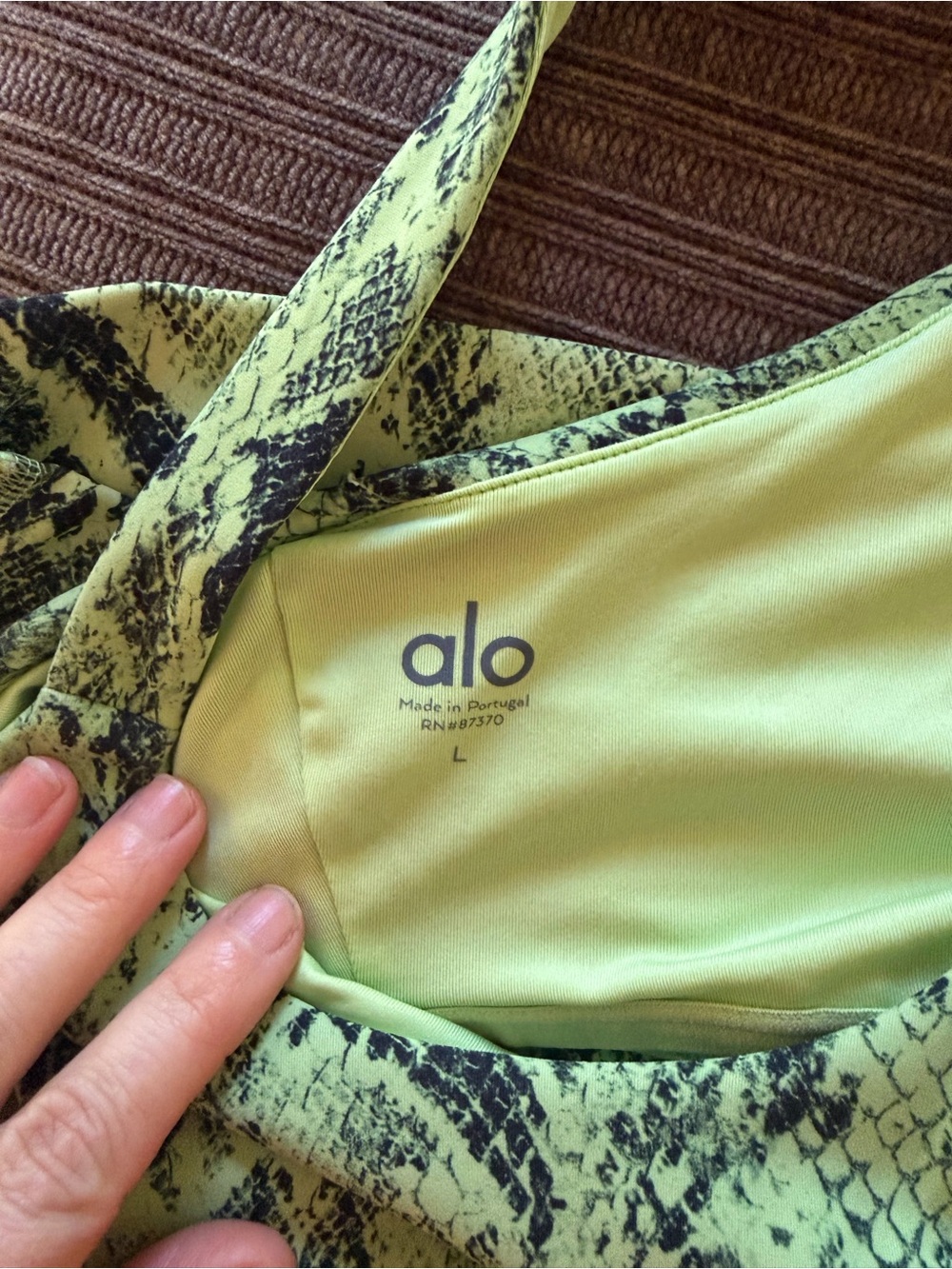 Alo - Green Python Set - Large - Picture 5 of 5